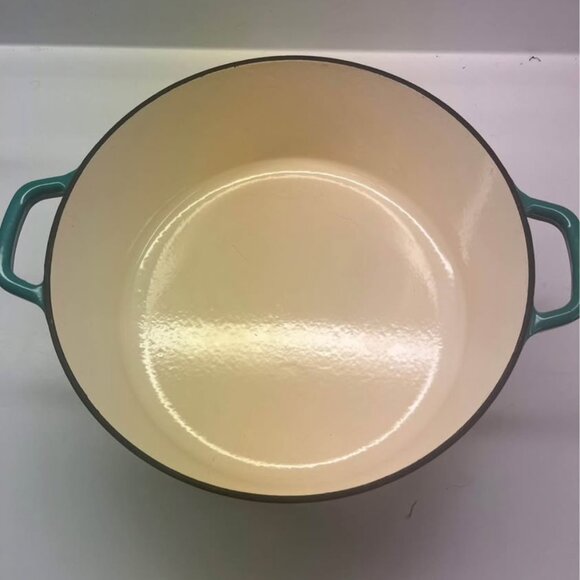 Cuisinart Dutch Oven Casserole Dish Cast Iron Teal 7 Quart - Picture 5 of 7